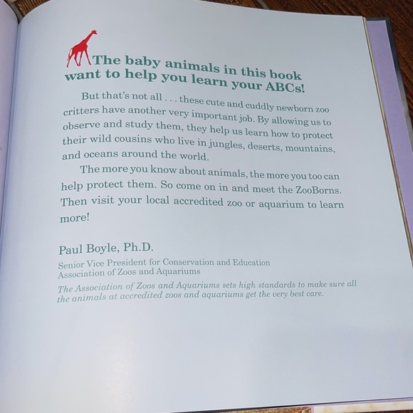 ABC Zoo Borns Harcover Book - Picture 4 of 5